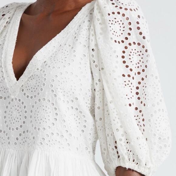 NWT Sea New York Maeve Eyelet Peplum sz small $350 - Picture 3 of 7